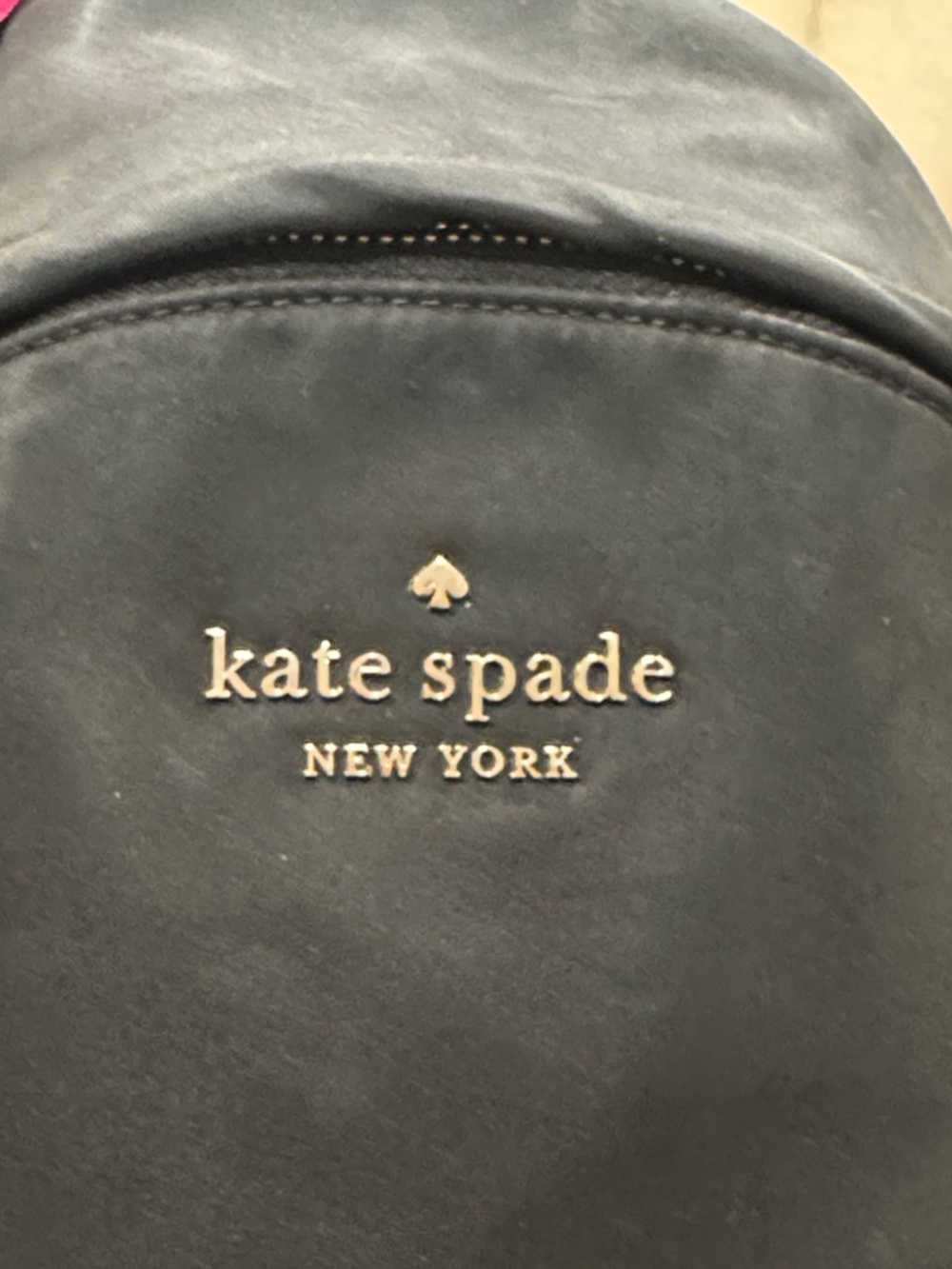 Kate Spade Bag Chelsea Black Nylon Backpack - Picture 10 of 17